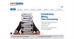 Desktop Screenshot of dpcdata.com